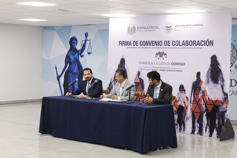 Poder Judicial de Coahuila y Universidad Vizcaya